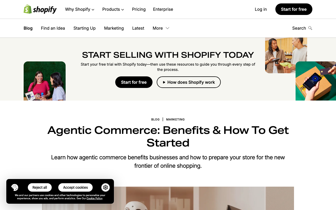Shopify agentic commerce