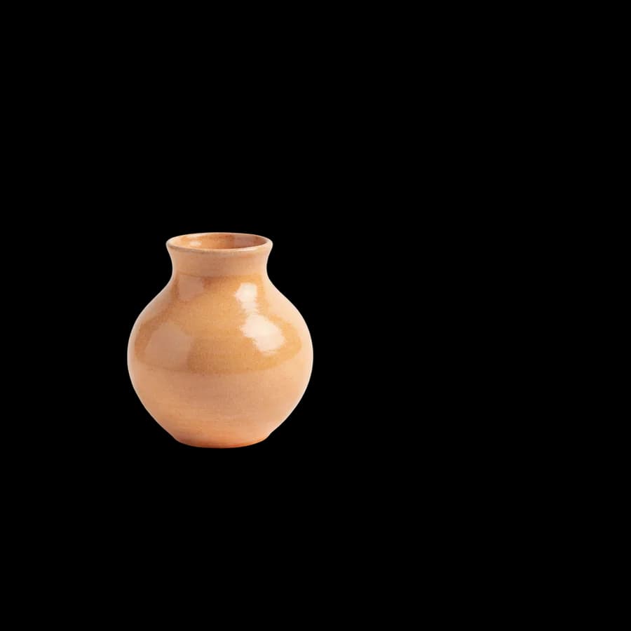 Vase rond en terre cuite