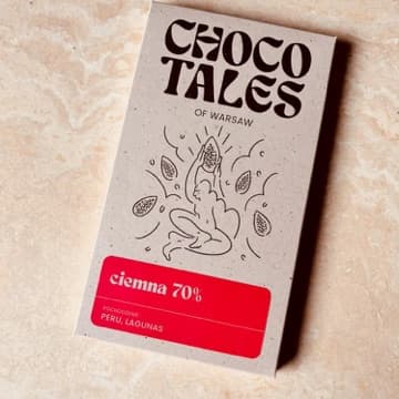 Tabliczka ciemna 70% Peru z czerwoną etykietą