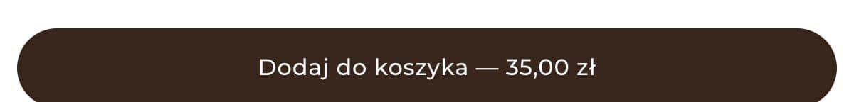 Kakaowobrązowy przycisk-pigułka „Dodaj do koszyka”