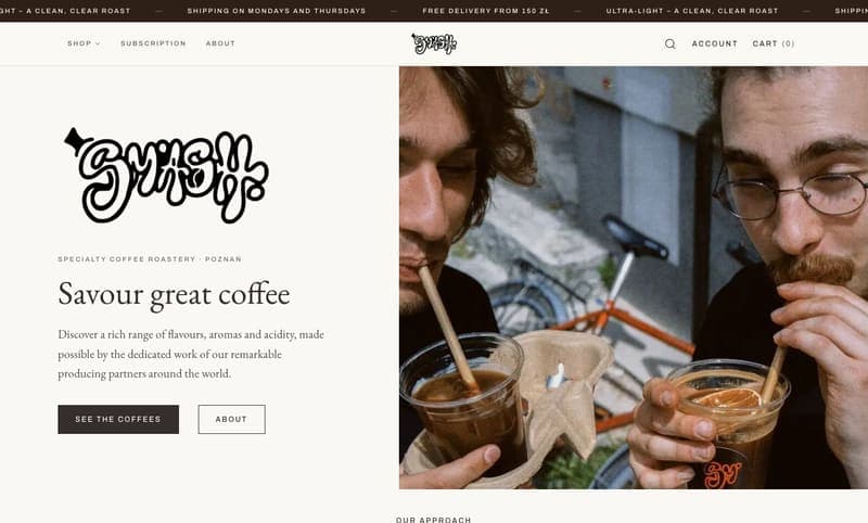 Smash Roastery storefront