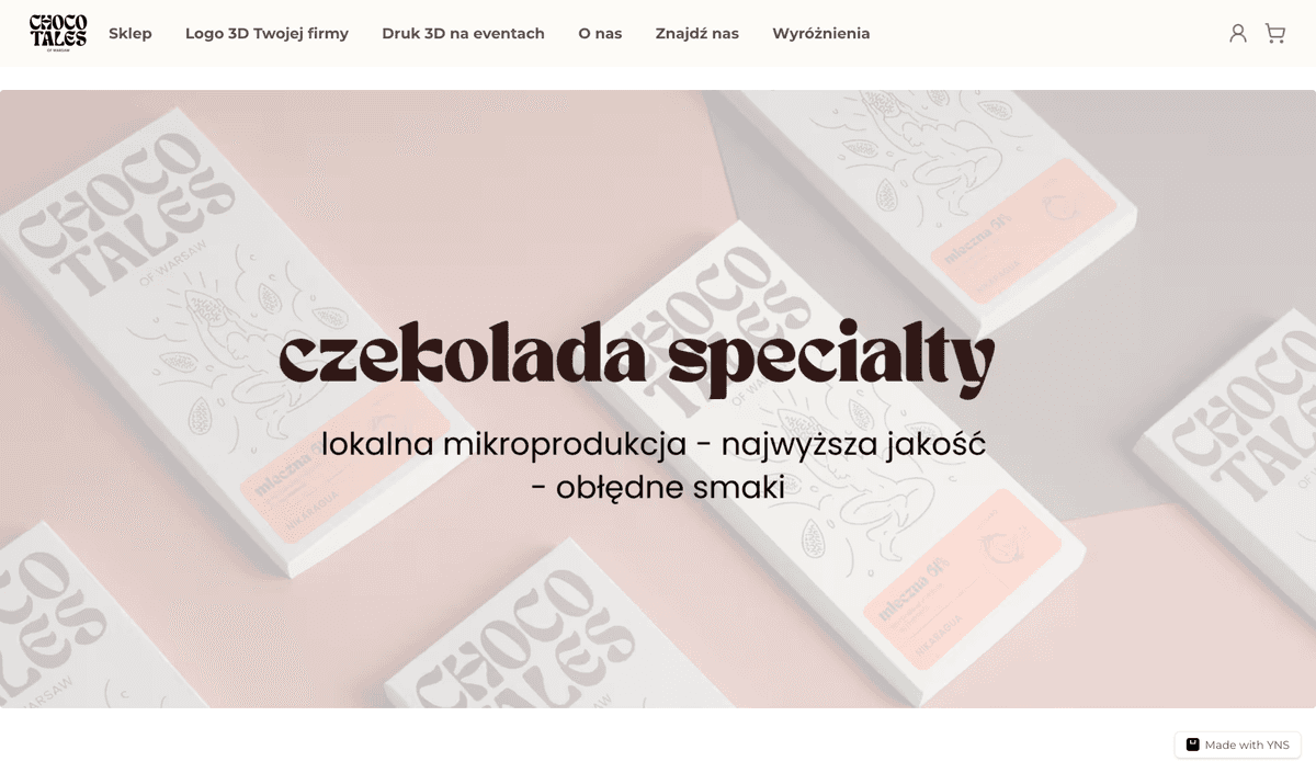 chocoTales storefront on YNS