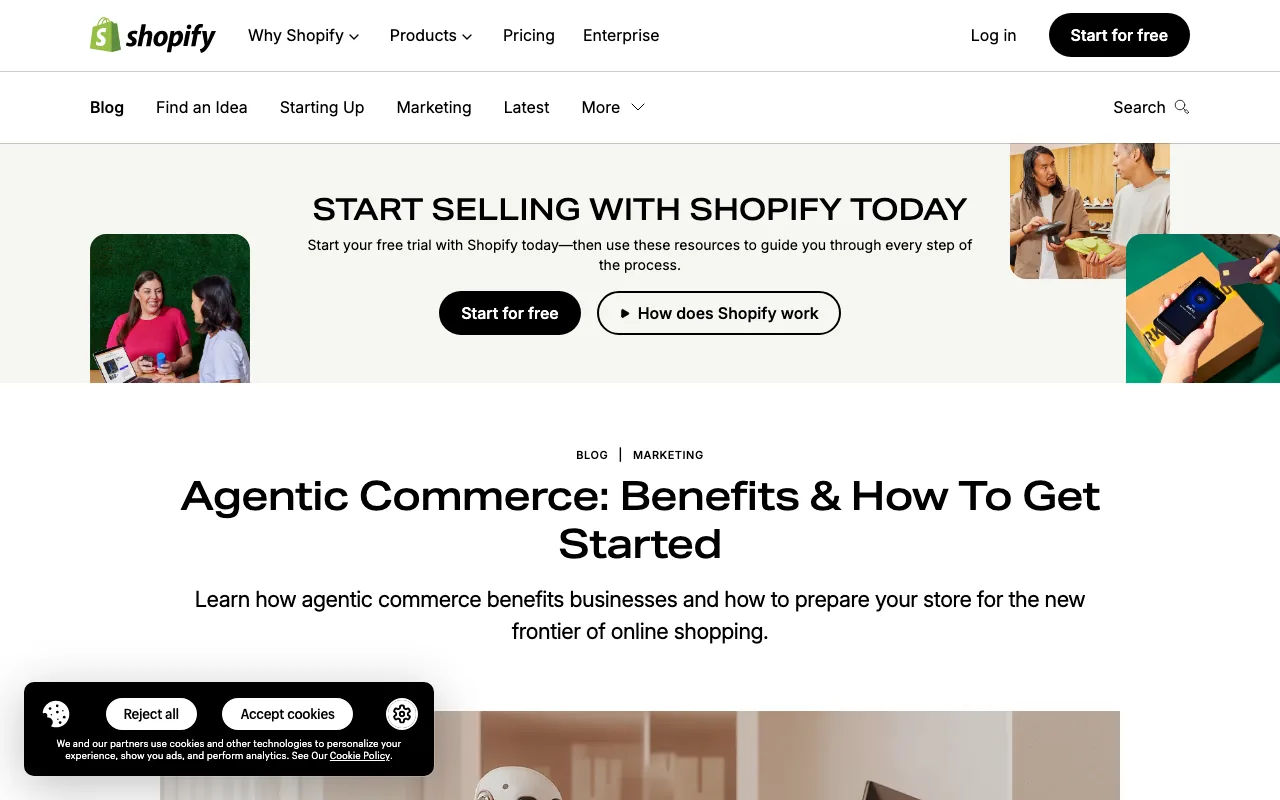 Shopify agentic commerce