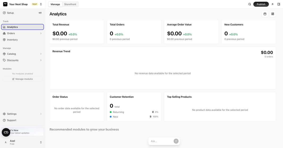 Analytics & Attribution product preview