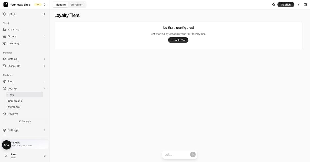Loyalty & Retention product preview