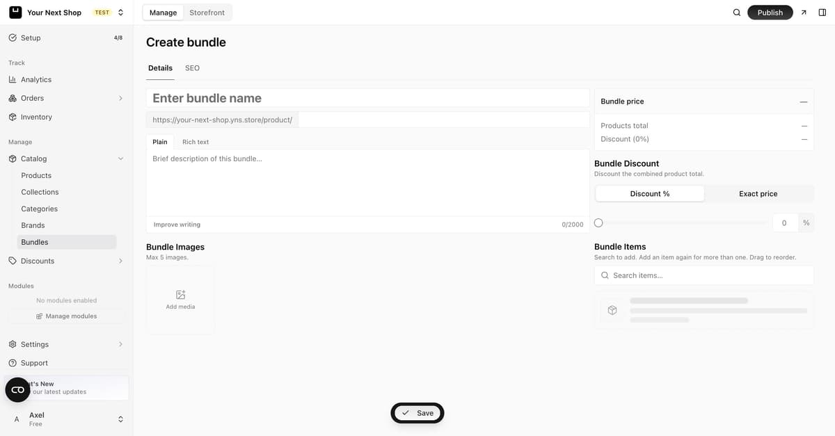 Configurable Bundles
