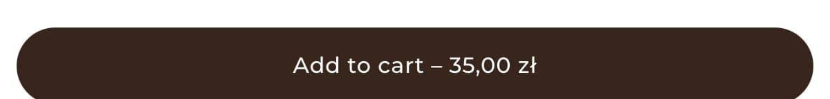 The cocoa‑brown add‑to‑cart pill button