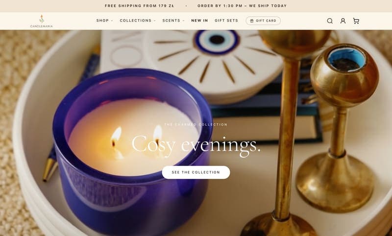 Candlemania storefront
