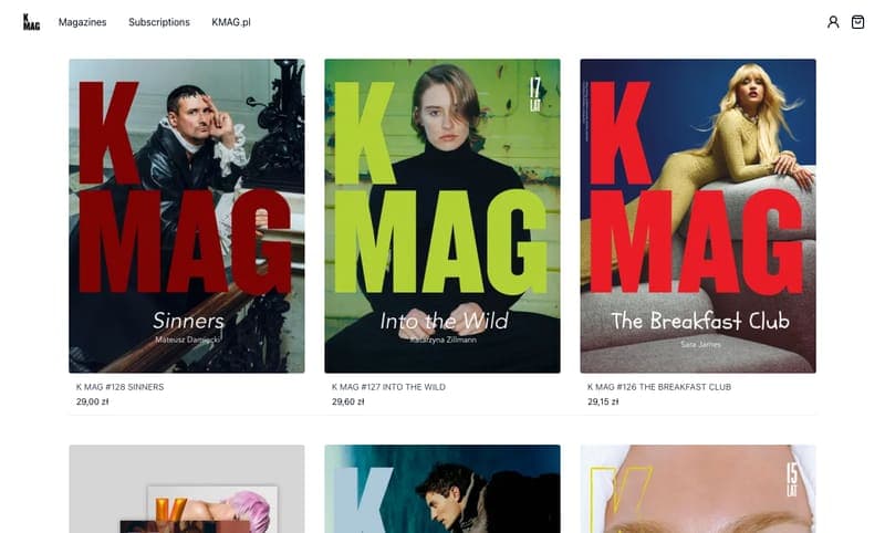 K MAG storefront