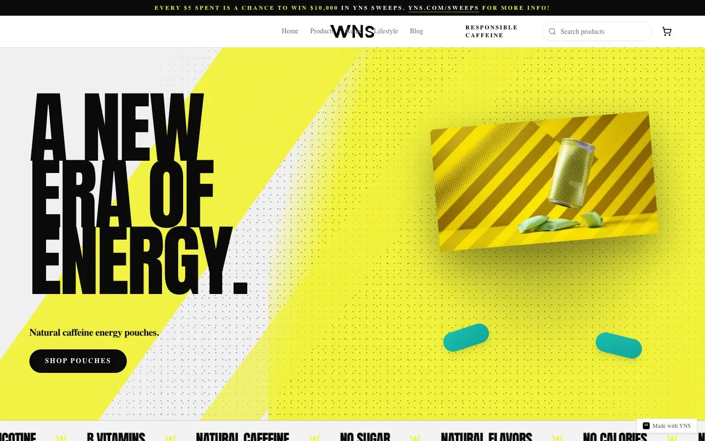 Volt store template, home page