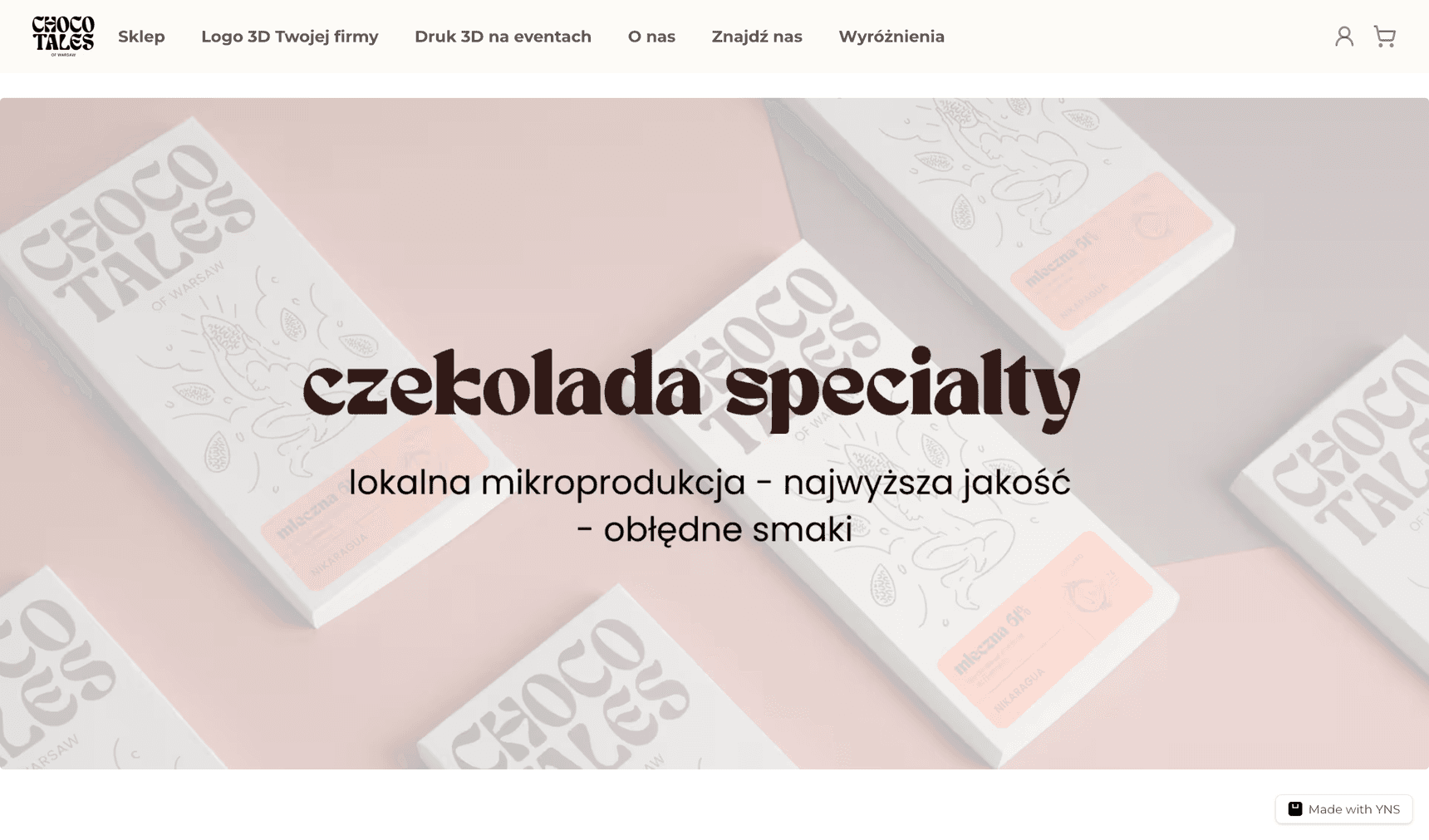 chocoTales storefront on YNS